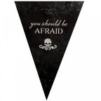 2 Packs Halloween Party 12 Flag Bunting Skulls
