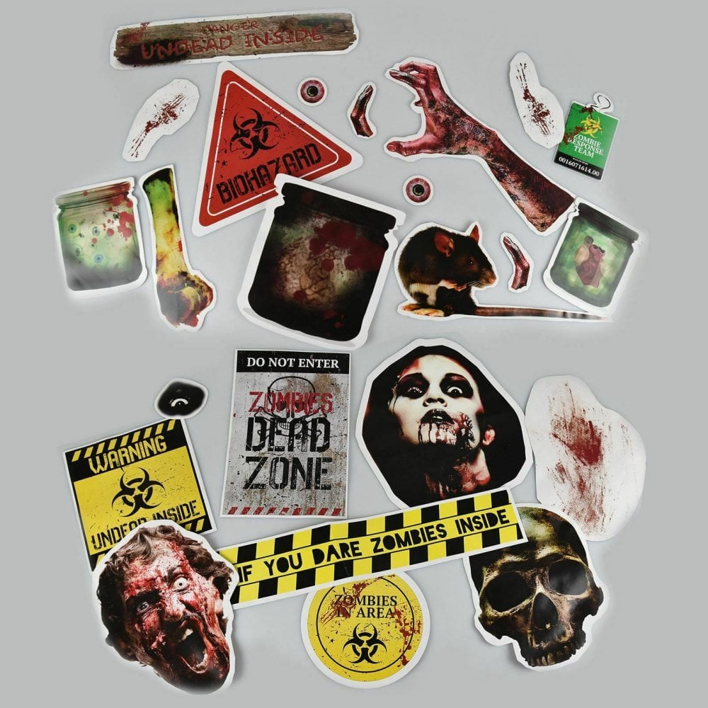 26 Piece Halloween Party Decoration Kit- Zombie Themed