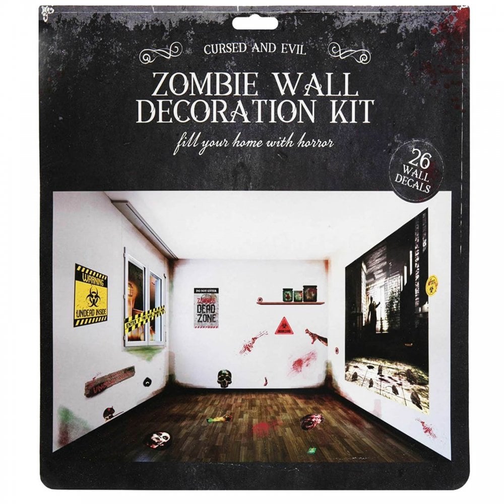 26 Piece Halloween Party Decoration Kit- Zombie Themed
