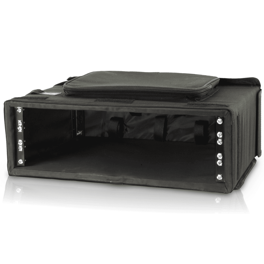 19 Inch 3U Front and Rear Flap Rack Case