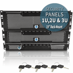 19 Inch 1U 2U 3U Security Cover Rack Panels