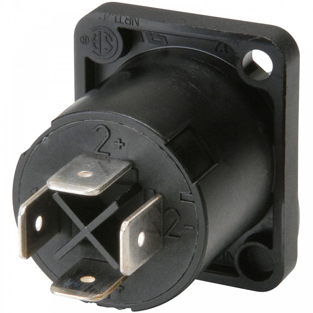 NL4MP 4 Pole Male Speakon Chassis Connector