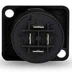 NL4MP 4 Pole Male Speakon Chassis Connector