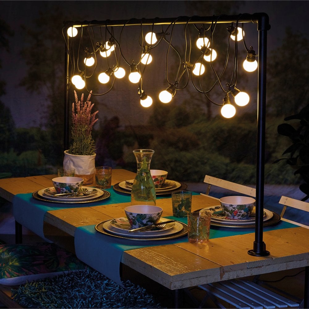 10 LED Golf Ball Festoon Lamps Garden String Lights