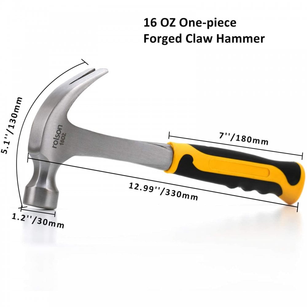 16oz Claw Hammer One Piece Forges Anti Vibe Handle