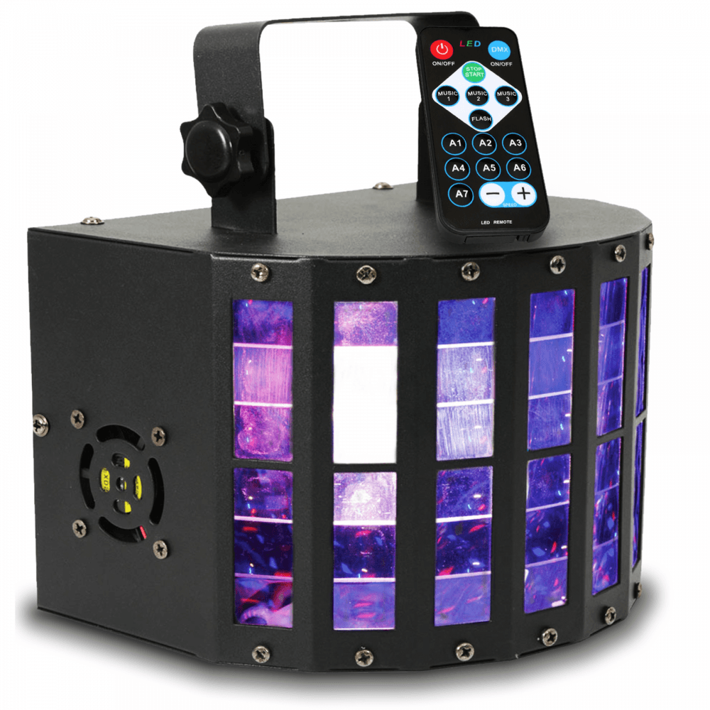 Derby 9 Disco Lighting Effect inc Remote