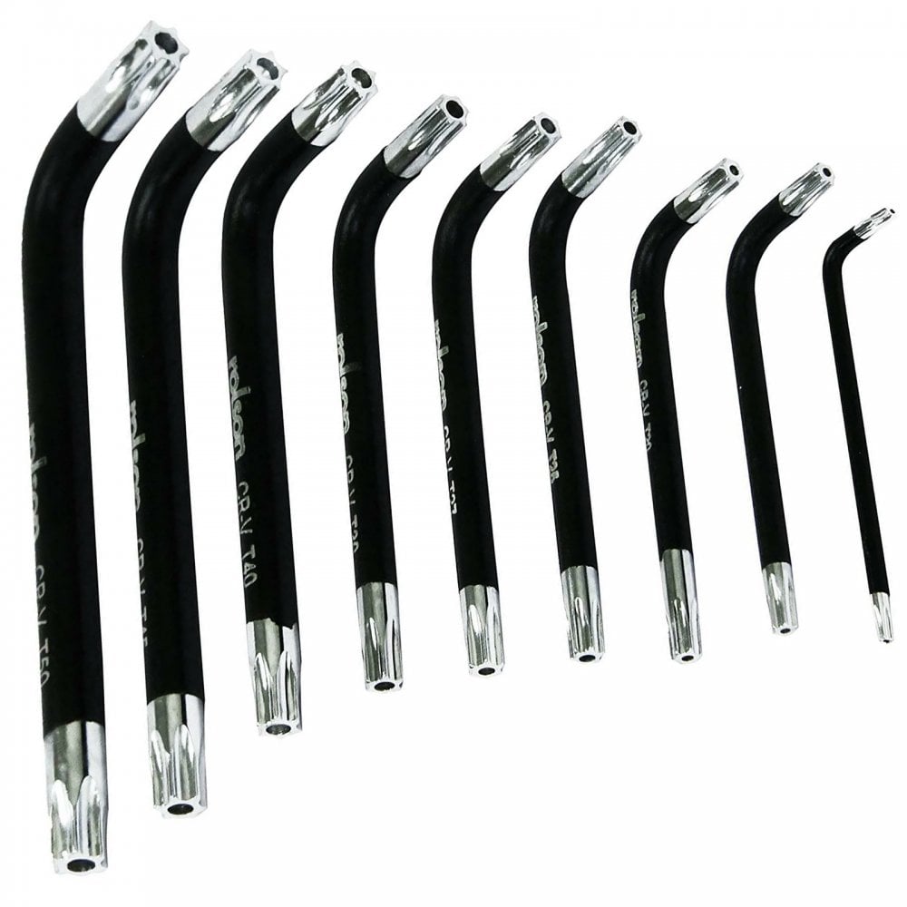 9 Piece TRX Star Key Set Short Arm Cased