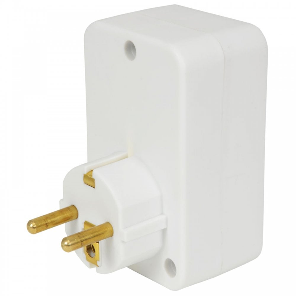 UK to Europe Travel Adaptor with Twin USB