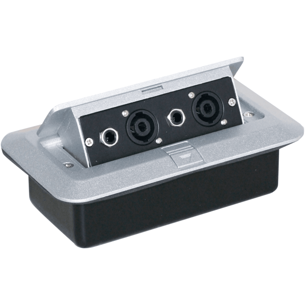 AV Pop Up Box Combination Plate Jack Speakon