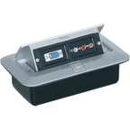 AV Pop Up Box Combination Plate 15 Pin D RCA