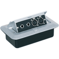 AV Pop Up Box Combination Plate 2 Jack 2 XLRF