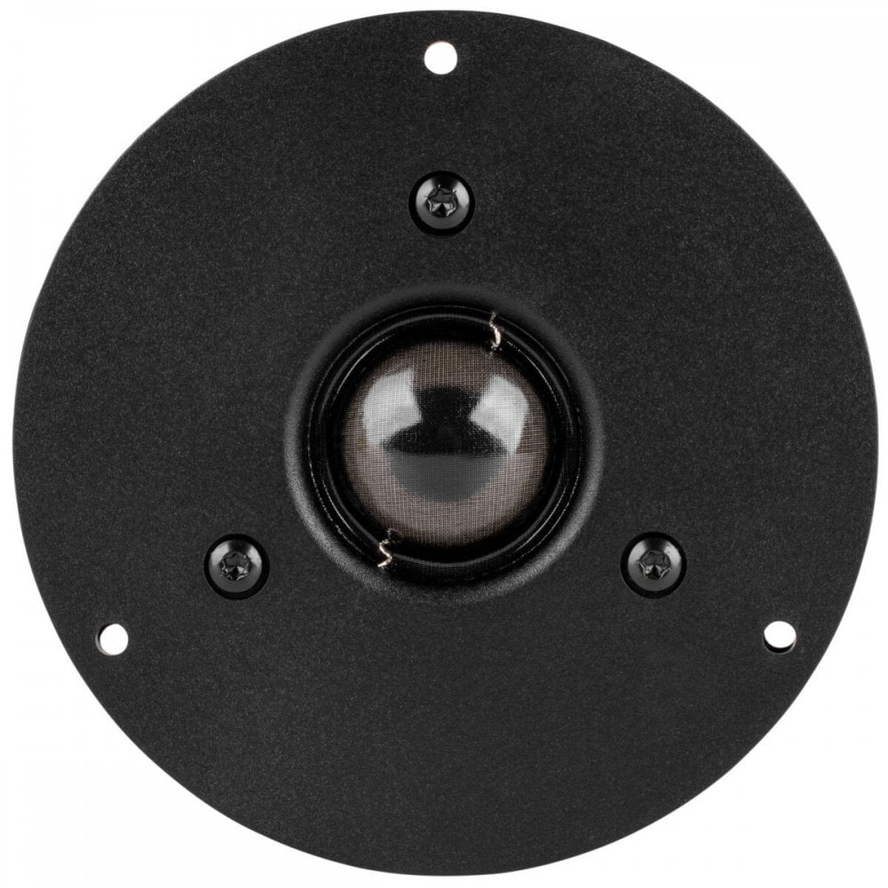 Pair of Circular 1"" Silk Dome Tweeter 40w RMS 80w Peak