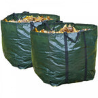 Pair of Large Garden Refuse Bag Green 1 Tonne Capacity