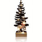 Wooden Christmas Tree LED Light Effect Battery Operated