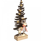 Wooden Christmas Tree LED Light Effect Battery Operated