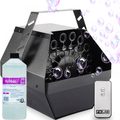 Lightweight Portable Bubble Effect Machine Inc 1L Bubble Fluid
