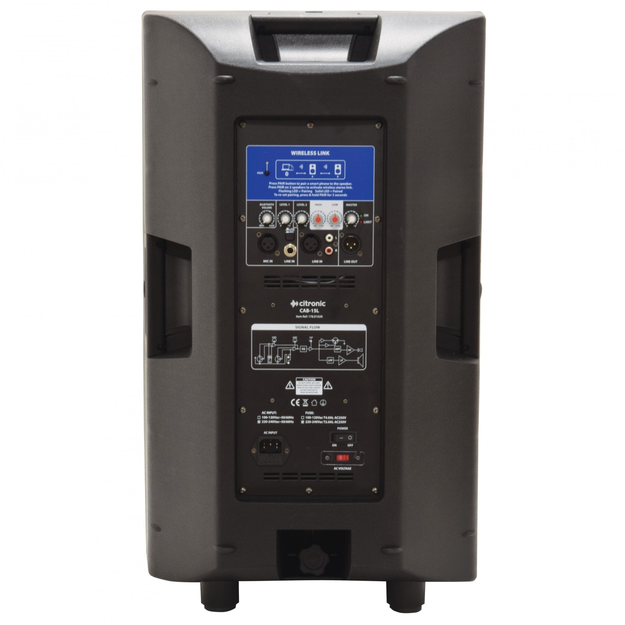 CABCASA15 15" 1700w Active Speaker System