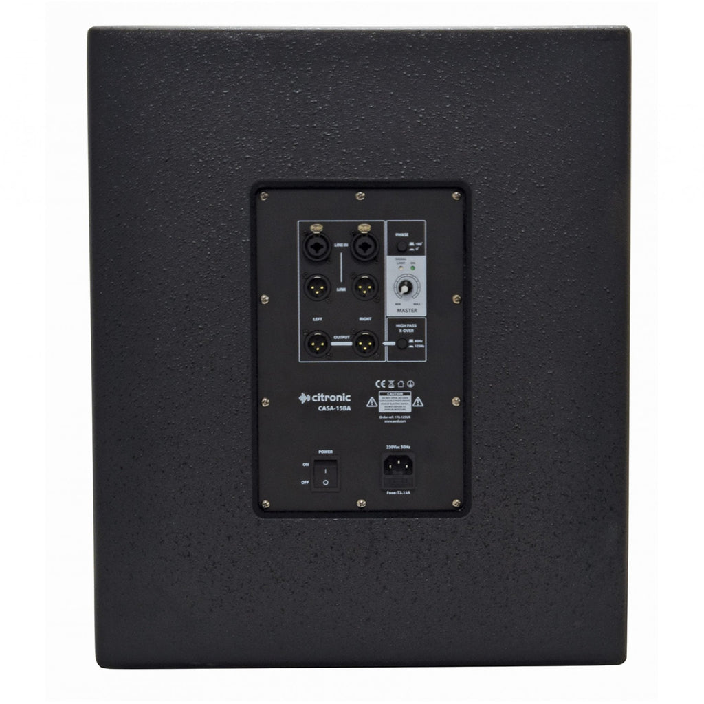 CABCASA15 15" 1700w Active Speaker System