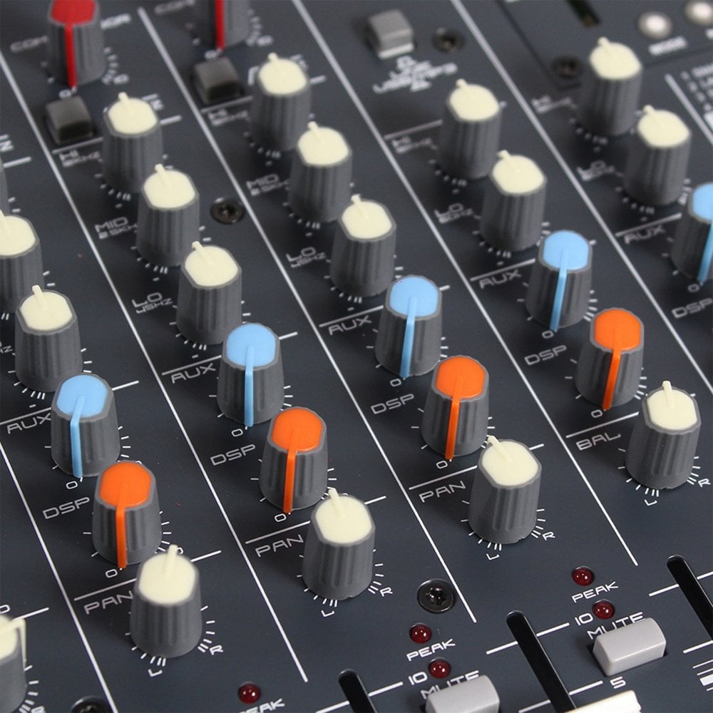8 Channel Mixer Desk USB SD Recorder 16 DSP Effects