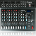 12 Channel Mixer Desk USB SD Recorder - 2020 + Version With Footswitch Socket