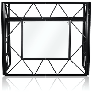 Aluminium Truss DJ Booth System in Matt Black finish