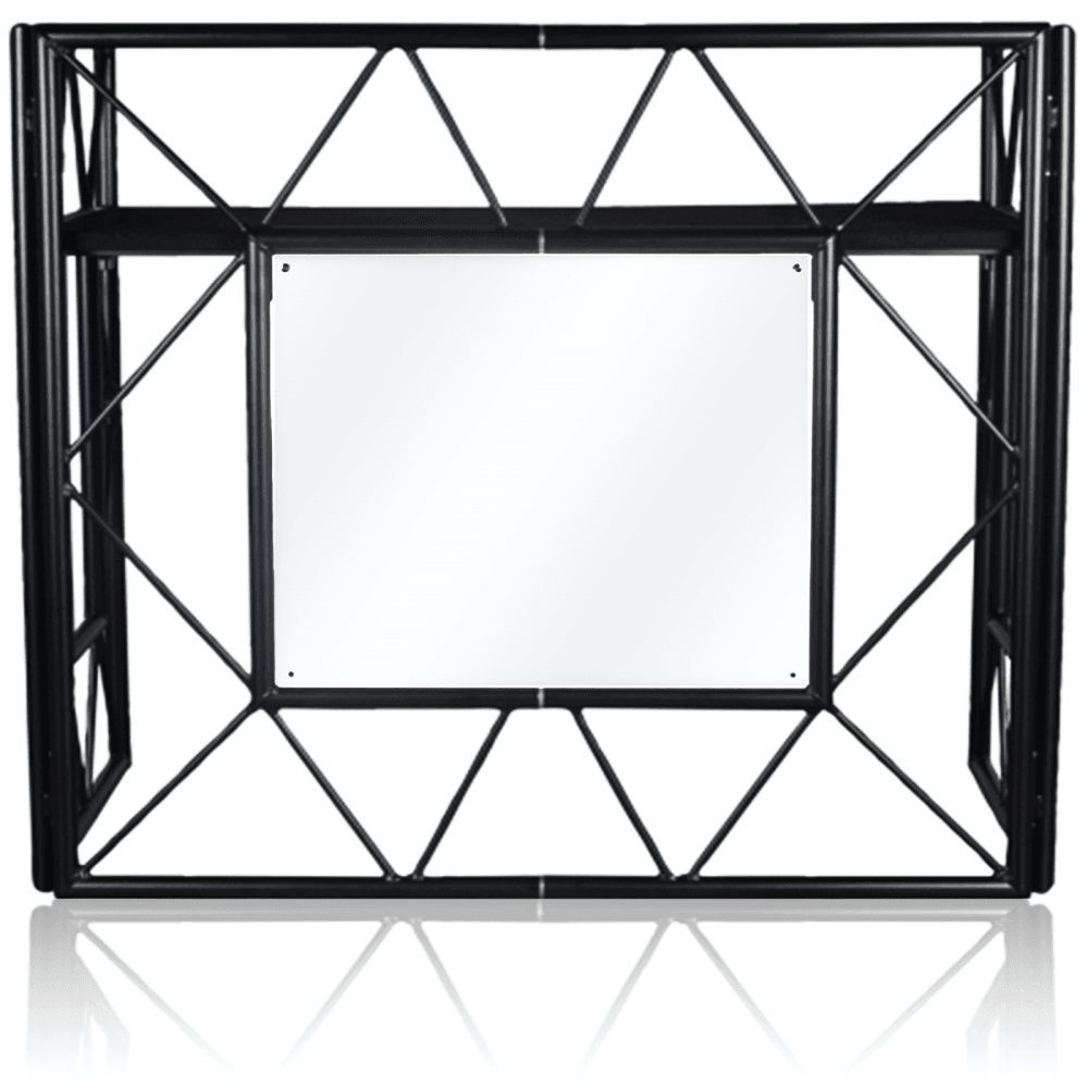 Aluminium Truss DJ Booth System in Matt Black finish