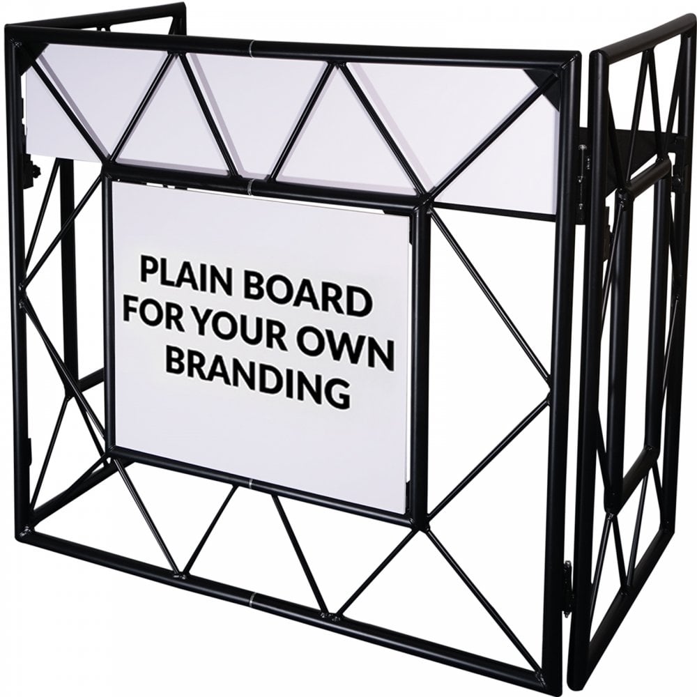 Aluminium Truss DJ Booth System in Matt Black finish