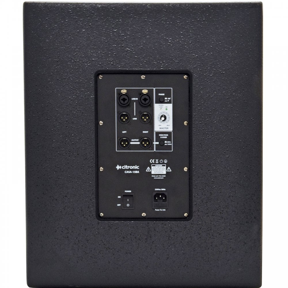 CASA 15" 500w Active Sub Cabinet Speaker