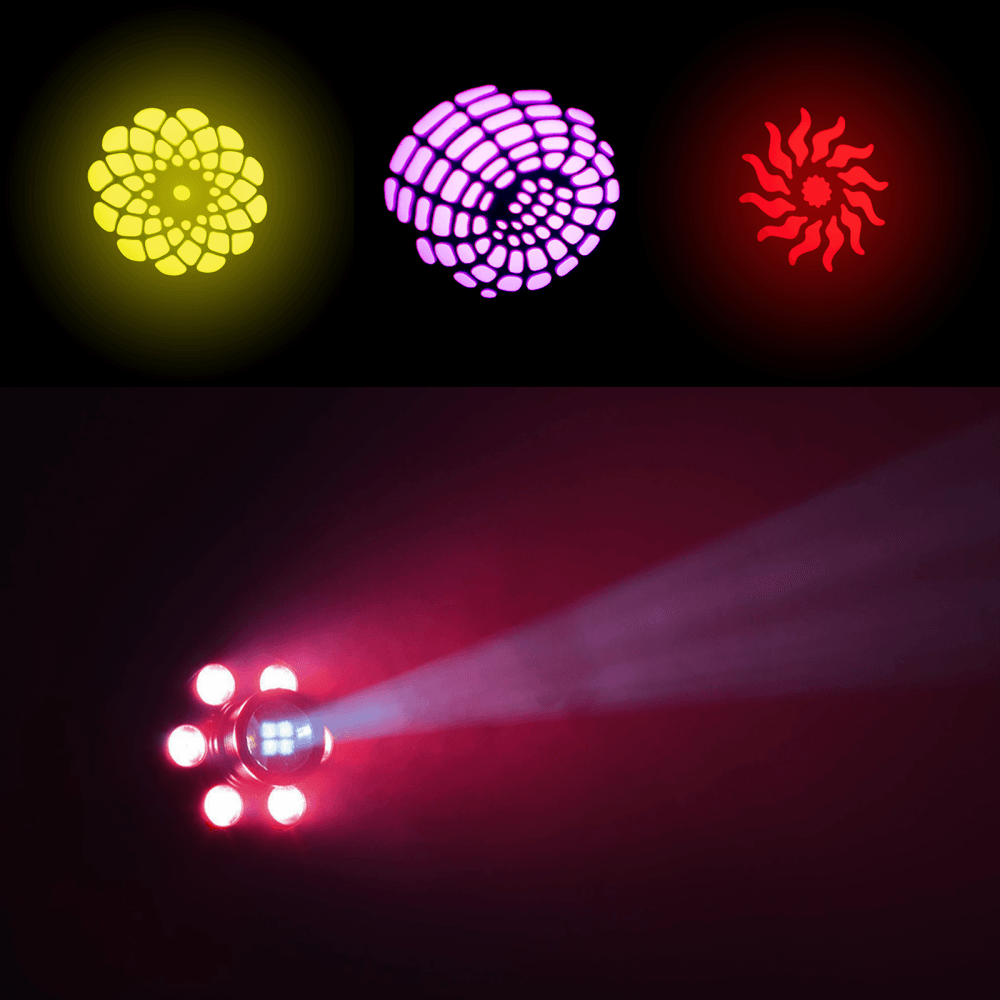 Star Wash Moving Head 30w Gobo Spot with LED Ring
