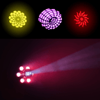 Star Wash Moving Head 30w Gobo Spot with LED Ring