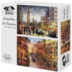 1000 and Twin 500 Piece Jigsaw Puzzles High Quality