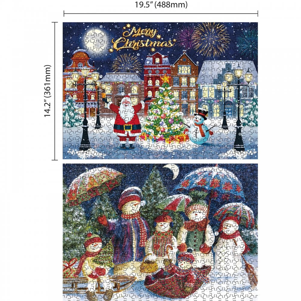1000 and Twin 500 Piece Jigsaw Puzzles High Quality