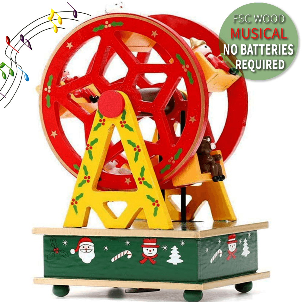 Wooden Ferris Wheeln Music Box