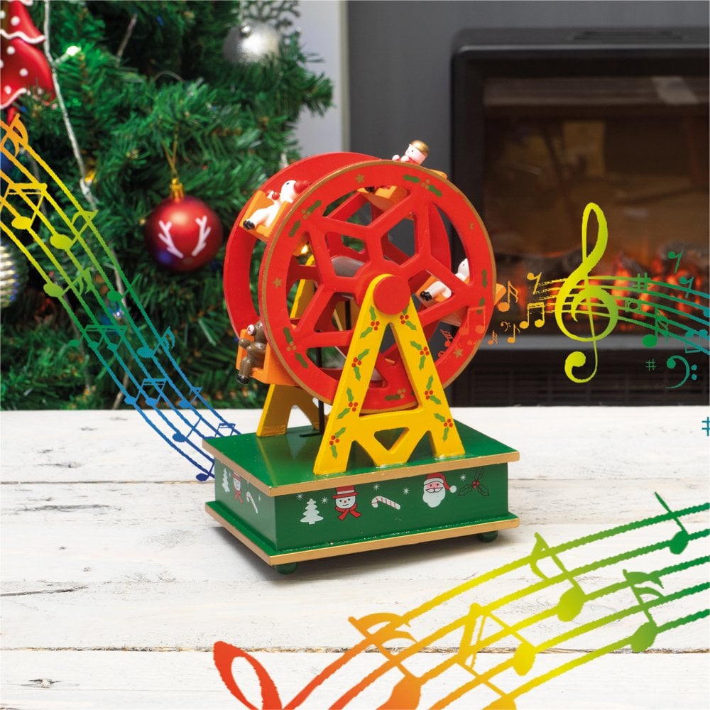 Wooden Ferris Wheeln Music Box