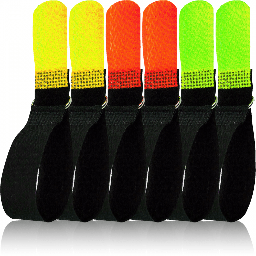 Velcro One Hook and Wrap Cable Ties Colour Coded