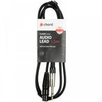 1m to 10m Audio Signal Leads Female XLR to 1/4" TRS Stereo Jack 6.35mm Cable OFC