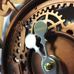 Vintage Style Bronze Resin Wall Clock