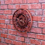 Vintage Style Bronze Resin Wall Clock