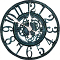 Vintage Style Antique Green Resin Wall Clock