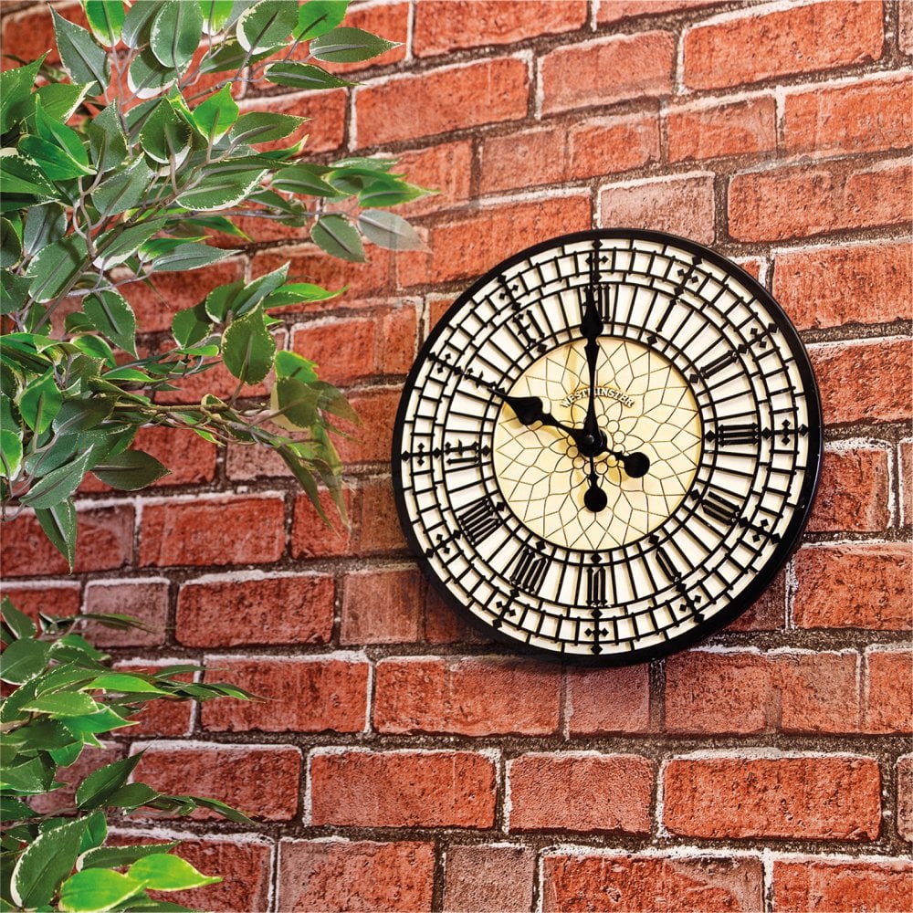 Vintage Westminster Big Ben Resin Wall Clock