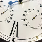 Vintage Design Outdoor Clock with Thermometer and Hygrometer