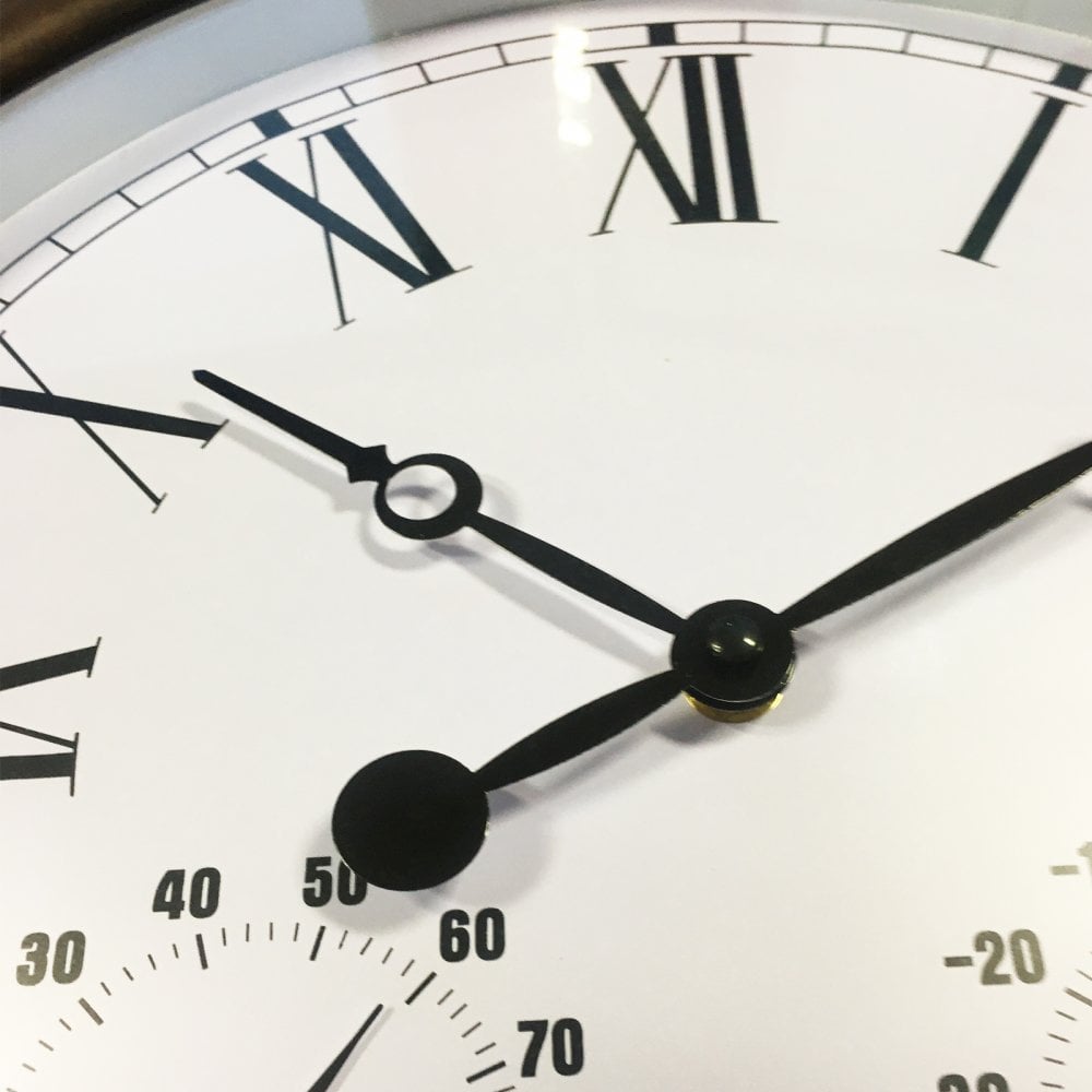 Vintage Design Outdoor Clock with Thermometer and Hygrometer