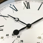 Vintage Design Outdoor Clock with Thermometer and Hygrometer