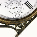 Double Sided Outdoor Station Clock with Thermometer Hygrometer