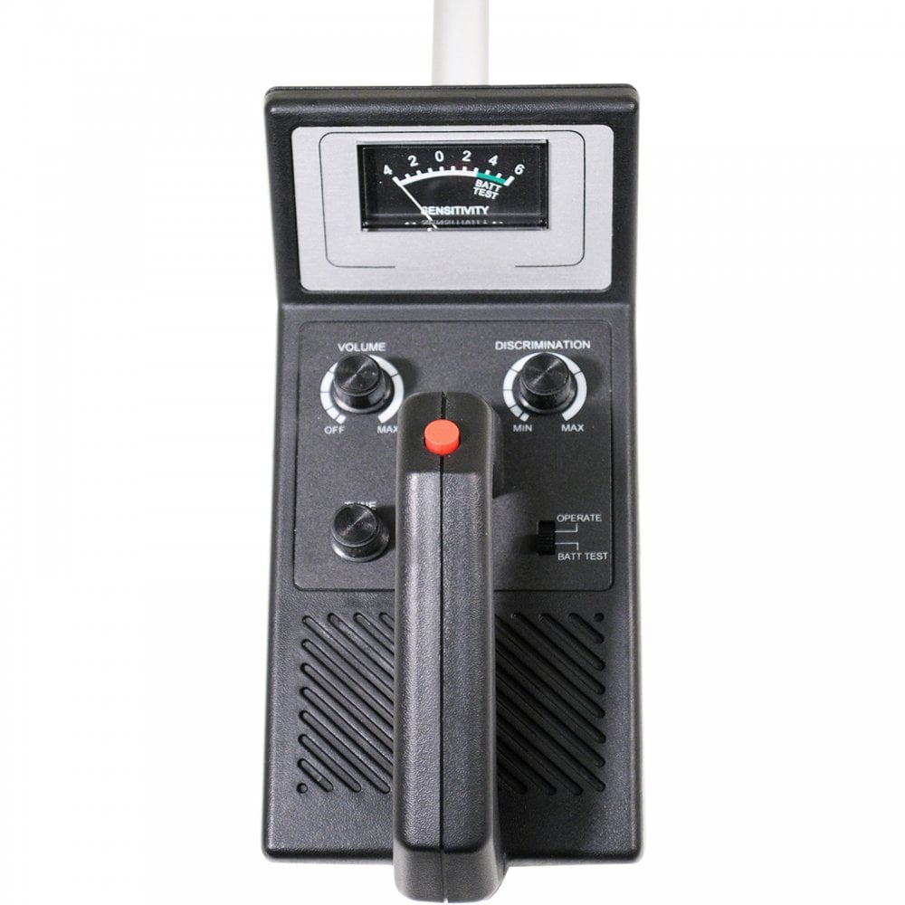 Black Silver Trasure Seeker 1 Beginners Metal Detector Waterproof Coil