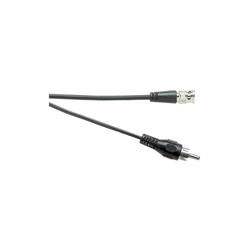 BNC Male Plug to RCA Phono Plug Coaxial Video Lead 1.2M Coax
