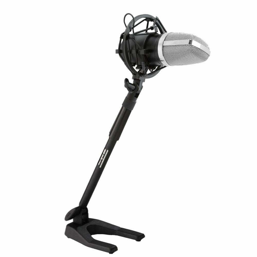 Desk Top Microphone Stand with Adjustabel Pole