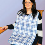 3 Piece Adult Dining Bib Set Velcro fastening Washable