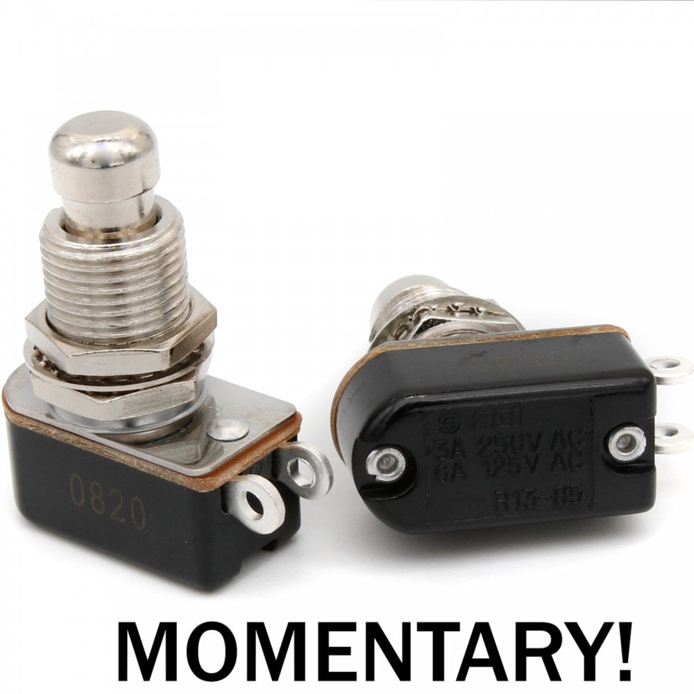 Heavy Duty 3a Foot Switch with Push to Make Momentary Action