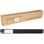 19" Rack 10a PDU with 6 x UK BS1363 Sockets + Reset Button